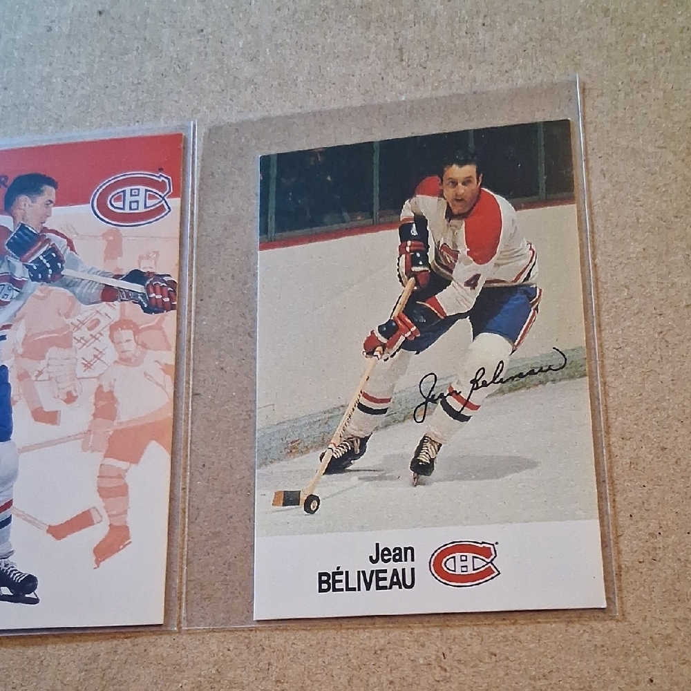 Canadiens Jean Béliveau Hockey Cards
